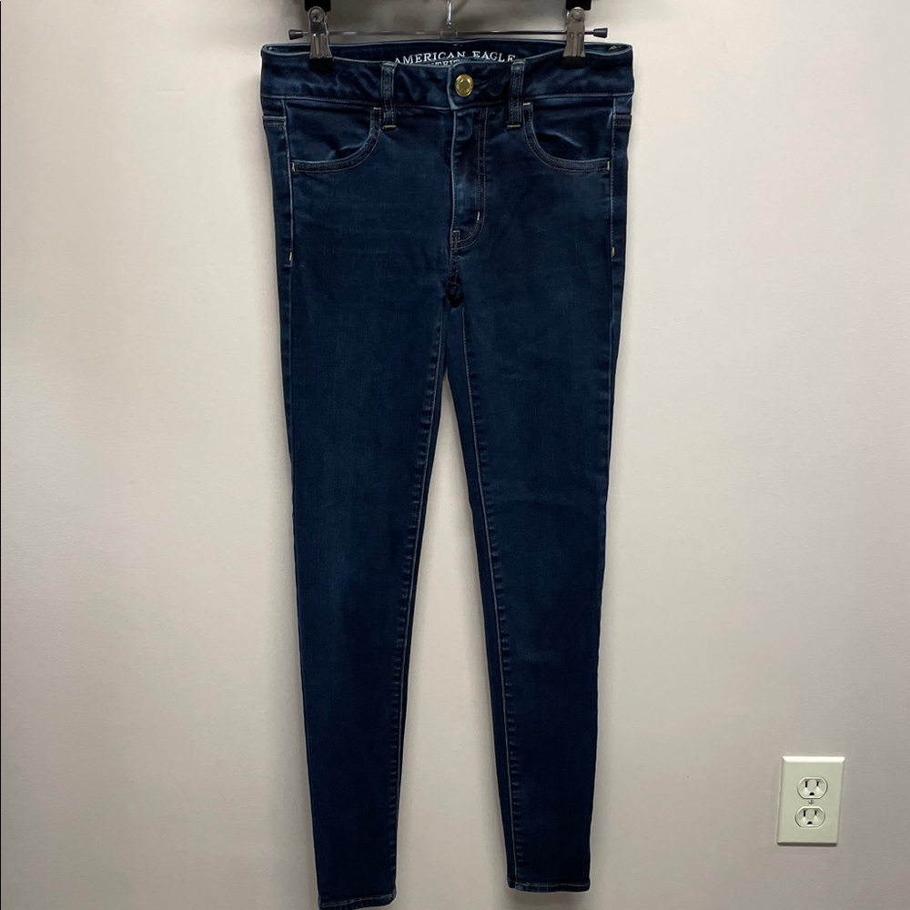 American Eagle AEO Denim Super Stretch Jegging Mid Rise 2